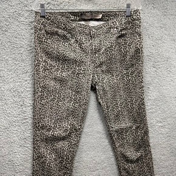 Paige Verdugo Leggings Size‎ 31 Jeans Leopard Print Stretchy Mid Rise Comfort - Picture 5 of 10